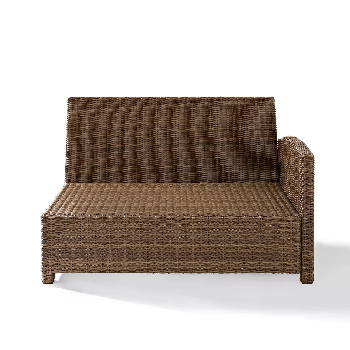 Bradenton Steel Outdoor Right Side Sectional Sangria/Weathered Brown - Crosley