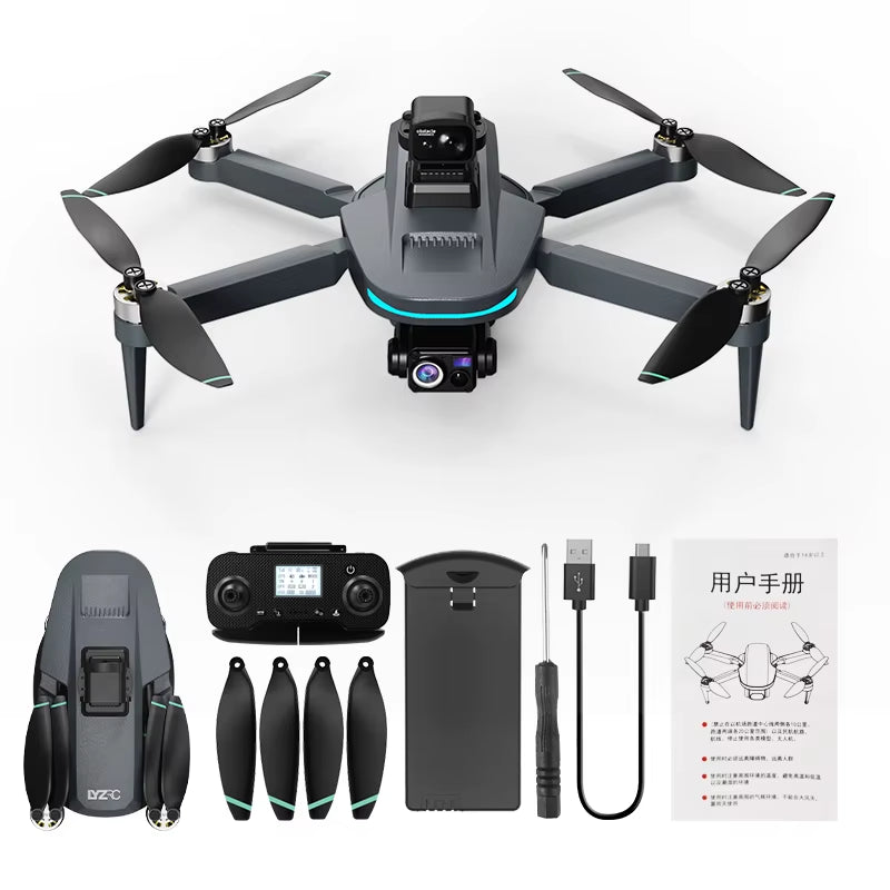 New L200 plus GPS Drone Factory 4K Professional HD Dual Lens 3-Axis Gimbal 360° Laser Obstacle Avoidance Brushless RC Quadcopter