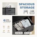 6 Fabric Drawers Nightstand for Bedroom Bedside Sofa Table with Storage Closet Chest Clothes Display Cabinet Furniture