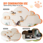 Wall Mounted Cat Shelves Cat Wall Shelves and Perches with Jumping Boards Hammocks & Cat Tree Cat Furniture and Shelves