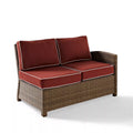 Bradenton Steel Outdoor Right Side Sectional Sangria/Weathered Brown - Crosley
