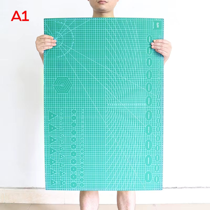 A1 Double-Sided Self-Healing PVC Cutting Mat for DIY Leathercraft Board, Large Desktop Protective Mat 90X60Cm Fathers Day Gif