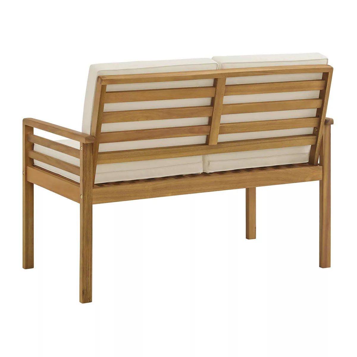 Alaterre Furniture 4Pc Okemo Outdoor Weather-Resistant Couch, Dining Chairs & Side Table