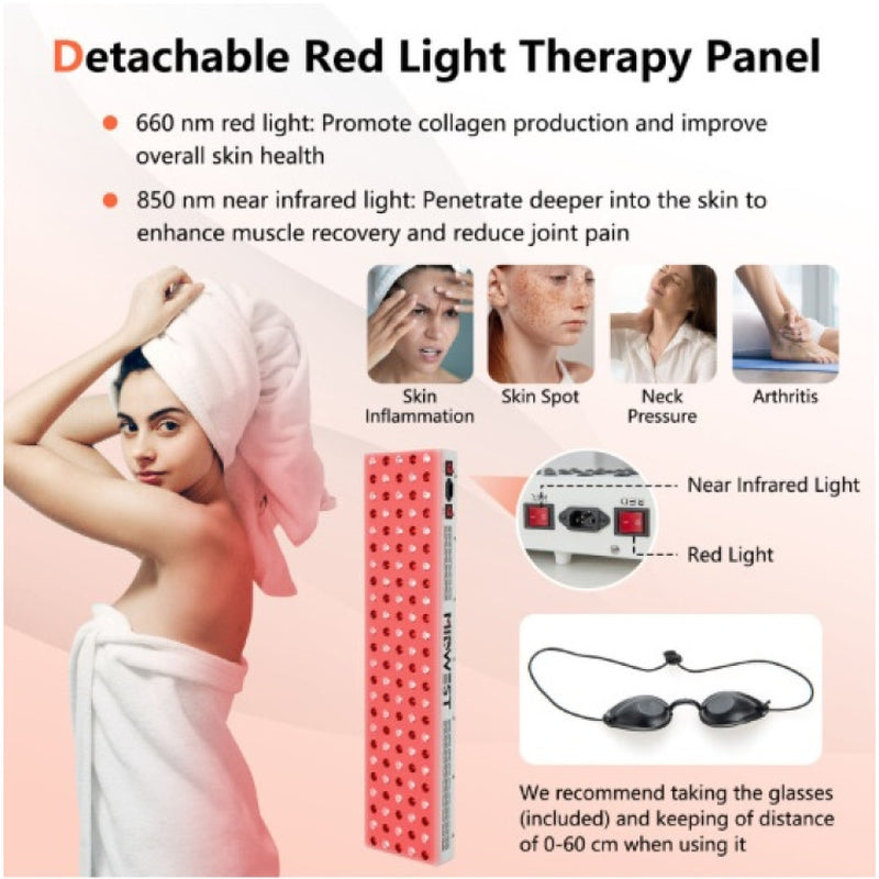 New 2 People Far Infrared Wooden Sauna Room with Free Red Light Therapy for Home