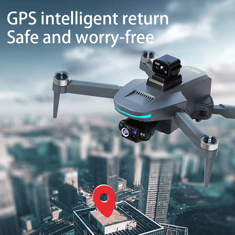 New L200 plus GPS Drone Factory 4K Professional HD Dual Lens 3-Axis Gimbal 360° Laser Obstacle Avoidance Brushless RC Quadcopter