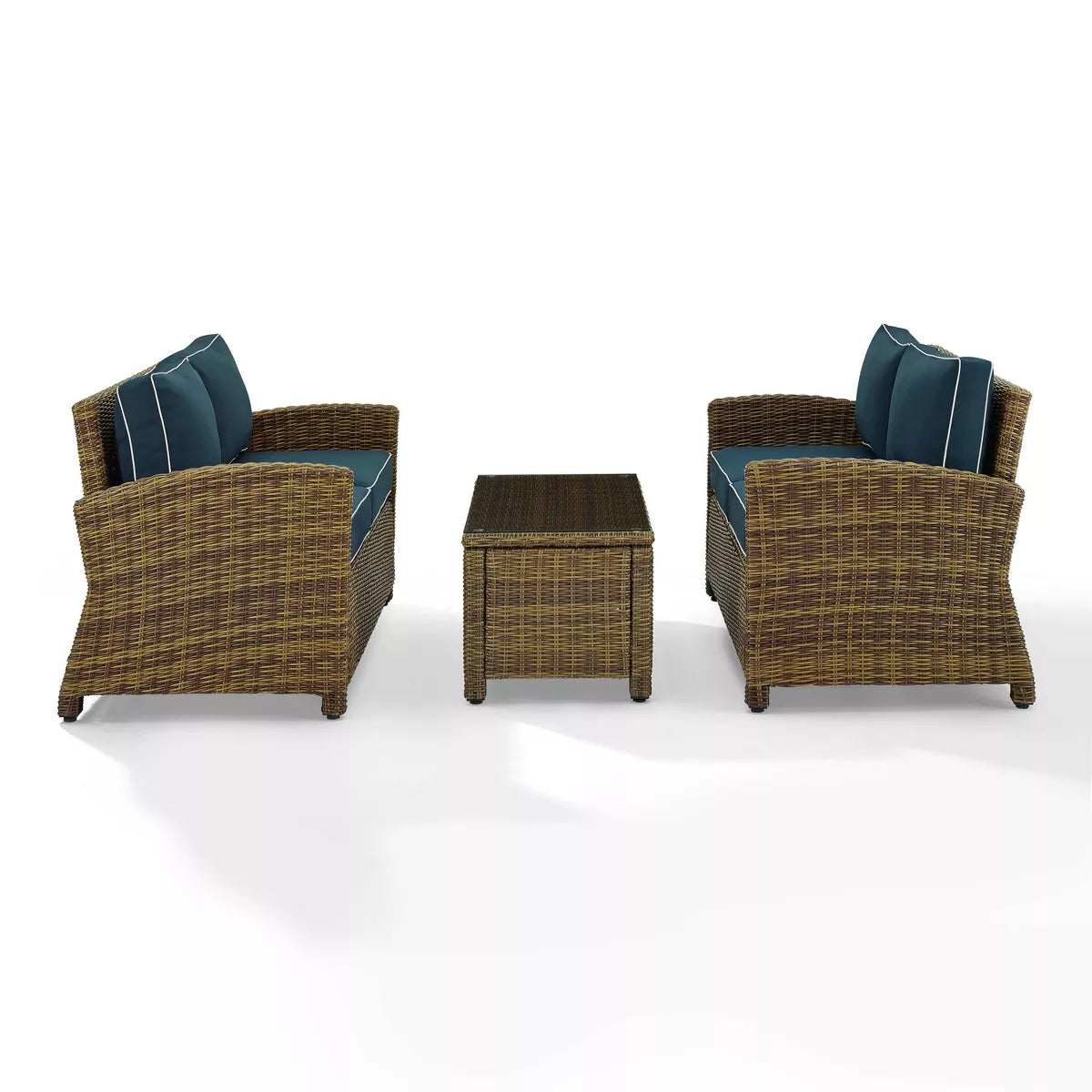 Bradenton 3Pc Outdoor Wicker Seating Set - Crosley