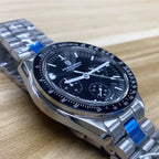 2026 New  Moon V6 Men'S Watches Luxury Quartz Watch for Man Chronograph VK63 Men Gift AR Sapphire Mirror Luminous