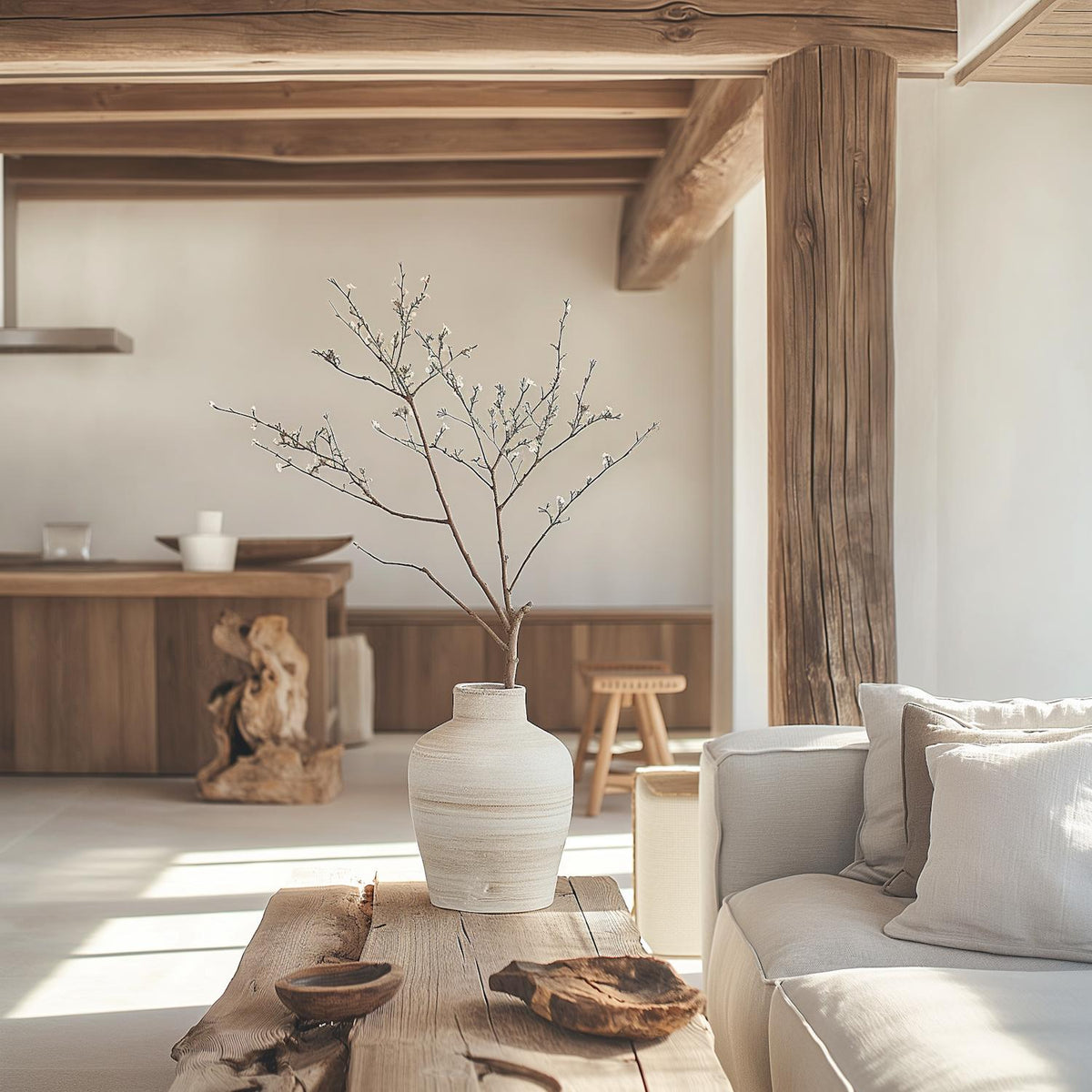 Minimalist home and lifestyle scene