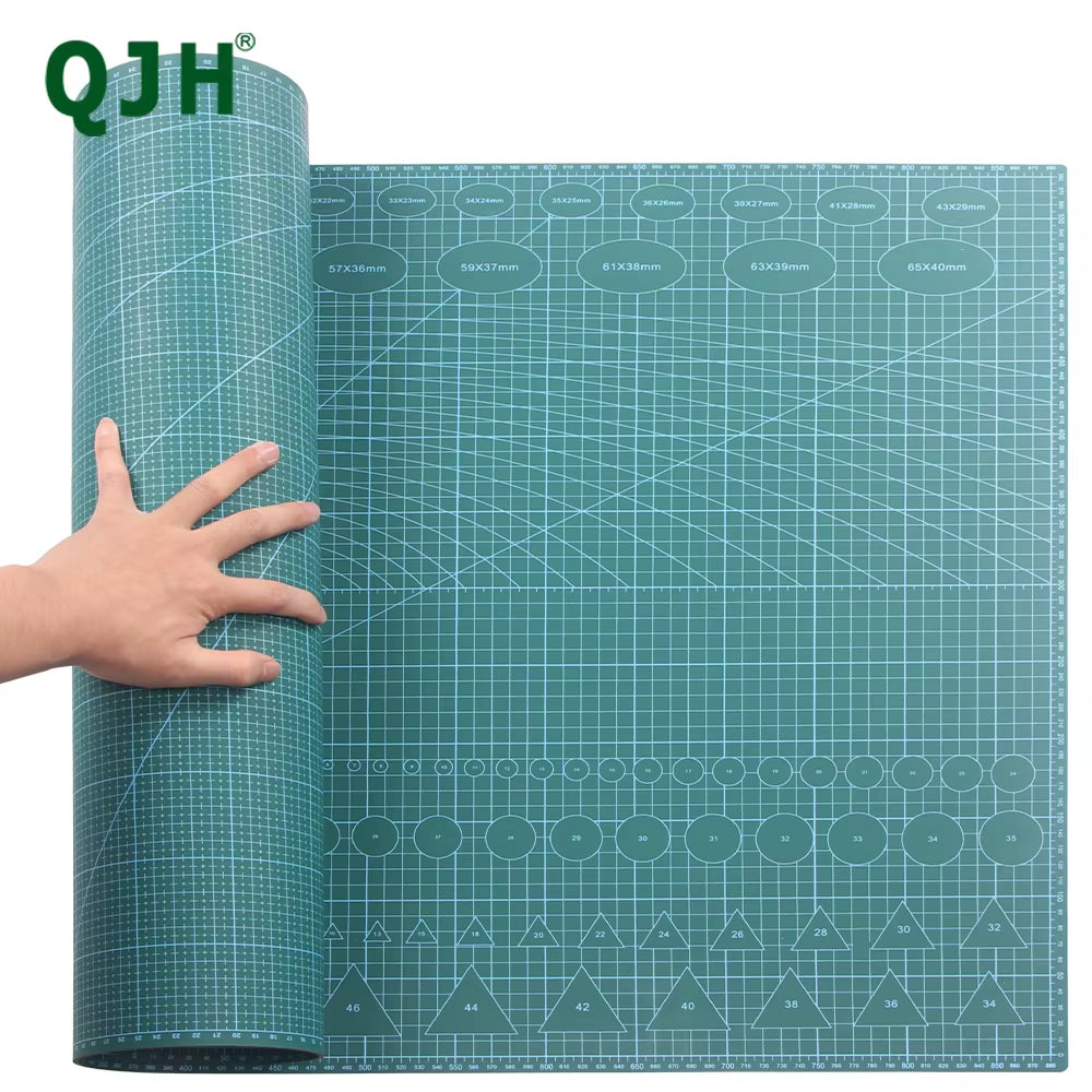 A1 Double-Sided Self-Healing PVC Cutting Mat for DIY Leathercraft Board, Large Desktop Protective Mat 90X60Cm Fathers Day Gif