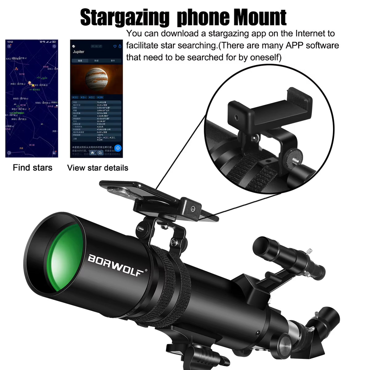90600 Astronomy Telescopes for Adults, 90Mm Aperture 600Mm ,24X-250X HD for Moon Stargazing and Bird Watching