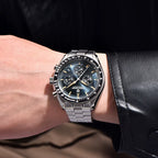2026 New  Moon V6 Men'S Watches Luxury Quartz Watch for Man Chronograph VK63 Men Gift AR Sapphire Mirror Luminous