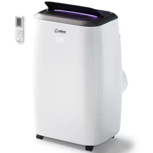14,000 BTU (10,000 BTU DOE) Portable Air Conditioners Cools 700 Sq. Ft. with Dehumidifier, Fan, DIY Installation Kit
