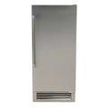 15 In. 49 Lb. Cube Ice Built-In or Freestanding Selectable Cube Size Ice Maker in Stainless Steel