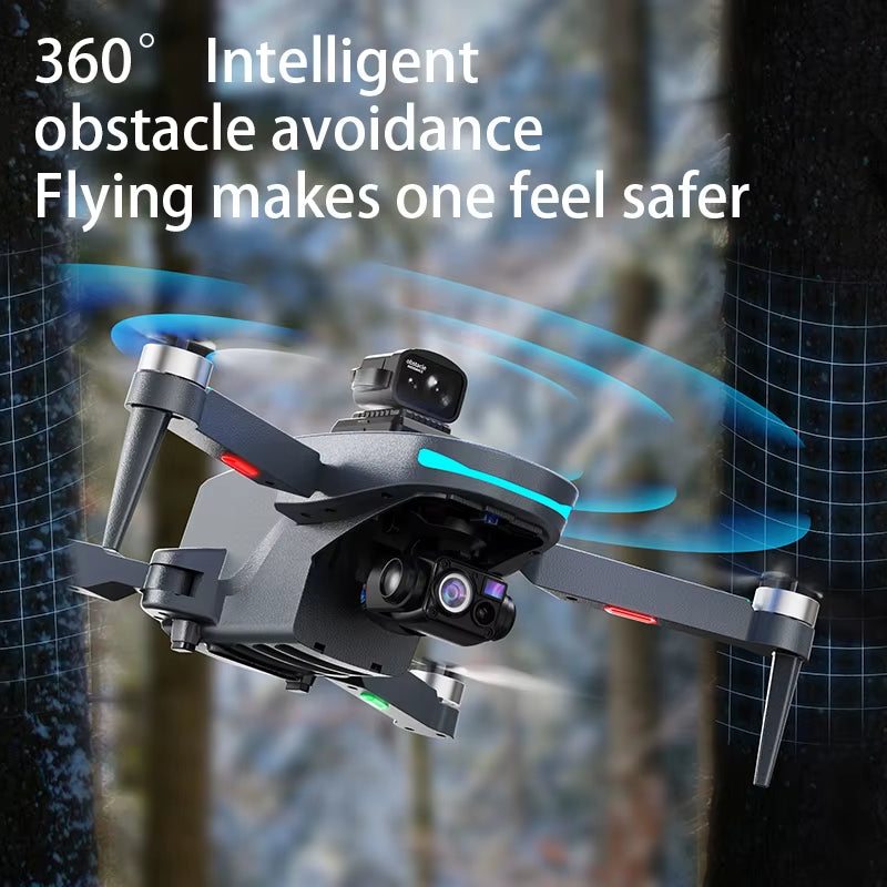 New L200 plus GPS Drone Factory 4K Professional HD Dual Lens 3-Axis Gimbal 360° Laser Obstacle Avoidance Brushless RC Quadcopter